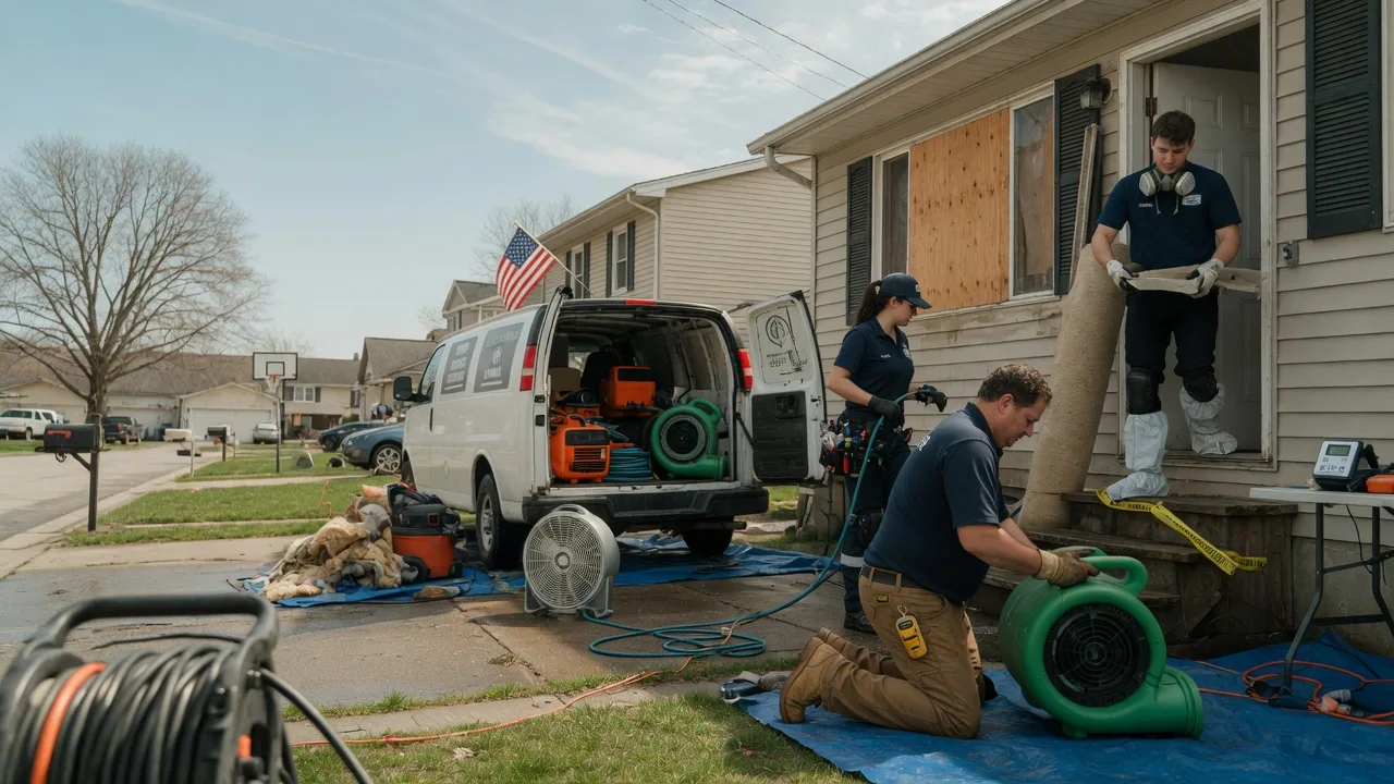 Water Damage Restoration in Denmark, IA near me